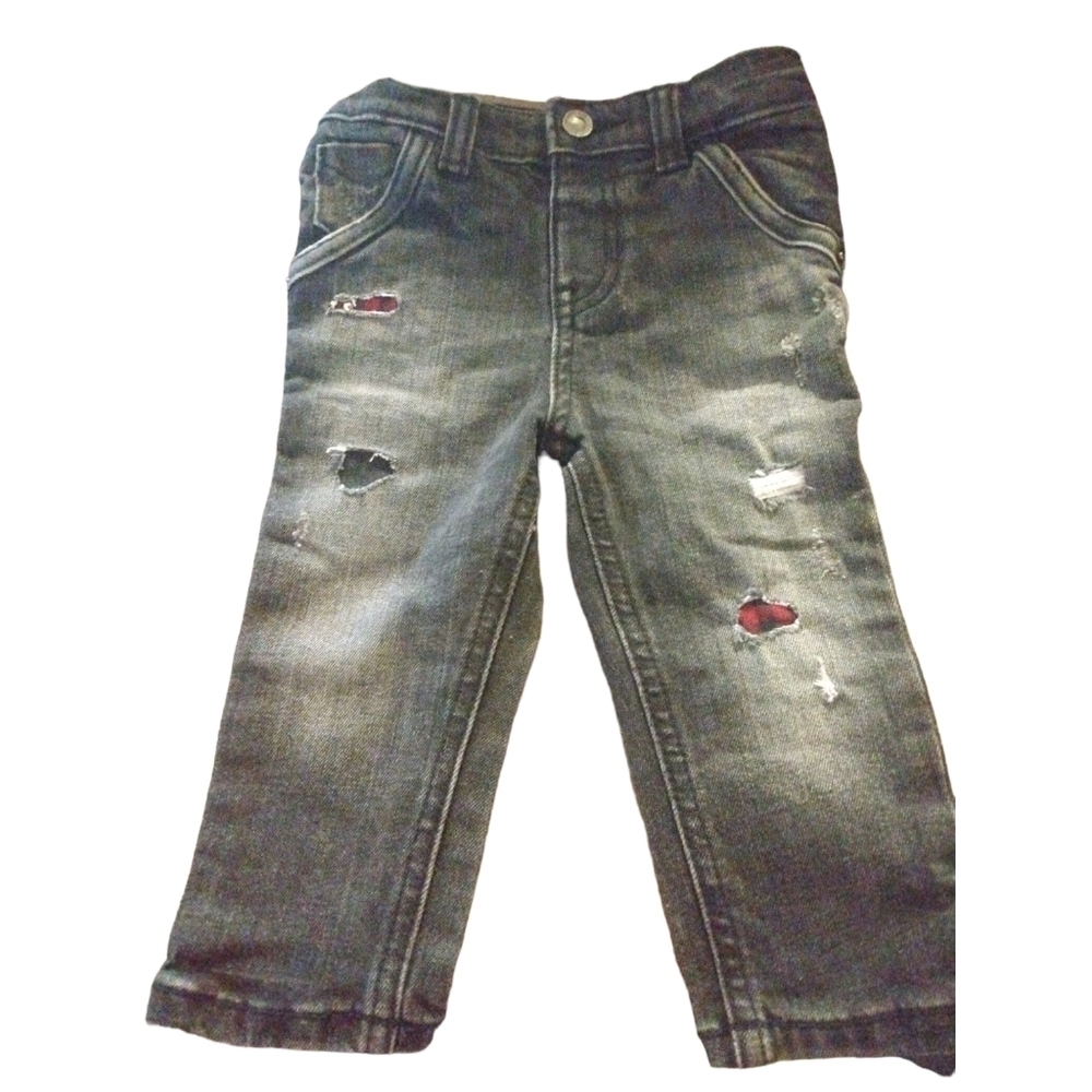 OshKosh Genuine Kids Baby Distressed Jeans 12 Months